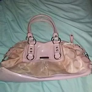 Pink coach bag